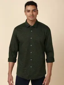 Allen Solly Slim Fit Geometric Printed Pure Cotton Casual Shirt