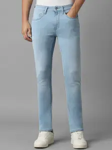 Louis Philippe Jeans Men Mid-Rise Super Slim Fit Light Fade Stretchable Jeans