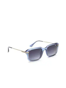 IDEE Men Rectangle Sunglasses with UV Protected Lens IDS3100C3SG