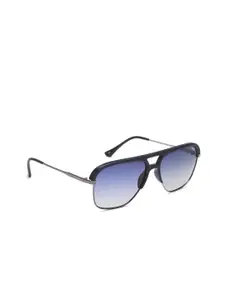 IDEE Men Aviator Sunglasses with Polarised and UV Protected Lens IDS3056C3PSG