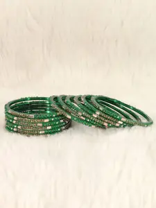 LAVAZZA Set Of 12 Crystal Studded Bangles
