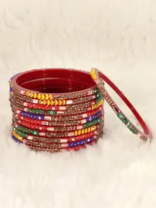 LAVAZZA Set Of 12 Crystals Zircon-Studded Bangles