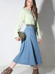 Vero Moda Tie-Up Neck Cuffed Sleeves Casual Top