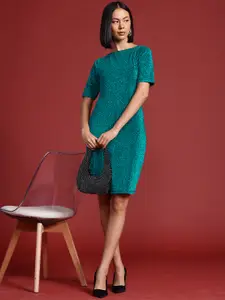 all about you Shimmery Sheath Dress