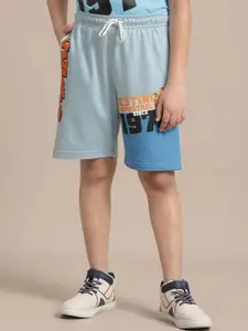 Kids Ville Boys Garfield Printed Mid-Rise Regular Shorts