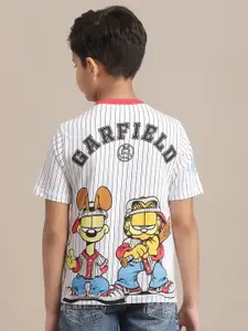 Kids Ville Boys Garfield-Printed Pure Cotton T-Shirts