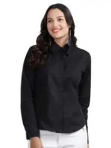 NKSA FASHION Comfort Spread Collar Polycotton Casual Shirt