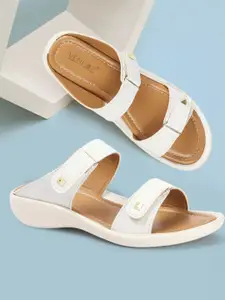 VENDOZ Open Toe Comfort Heels