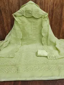 ZEEPKART Floral Woven Design Unstitched Dress Material