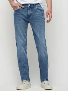 DAGERRFLY Men Straight Fit Low-Rise Clean Look Stretchable Denim Jeans