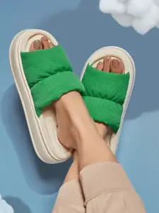 CAI women Spongy Green Slip On