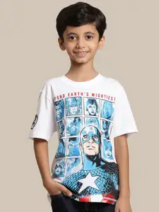 Kids Ville Boys Pack of 3 Avengers Printed Pure Cotton T-shirts