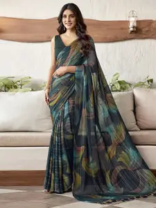 Satrani Pure Georgette Designer Saree
