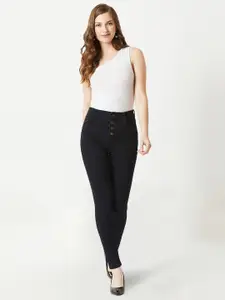 Miss Chase Women Skinny Fit High-Rise Clean Look Stretchable Jeans