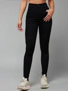 Miss Chase Women Slim Fit High-Rise Clean Look Stretchable Jeans