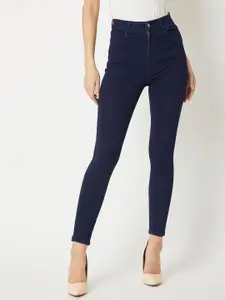 Miss Chase Women Skinny Fit High-Rise Clean Look Stretchable Jeans