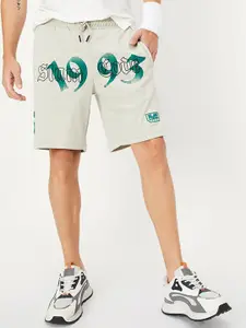 max Men Typography Printed Regular Shorts