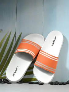 OFF LIMITS Men Striped Sliders