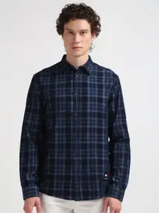 Tommy Hilfiger Tartan Checks Opaque Checked Cotton Casual Shirt
