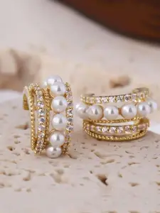 VAGHBHATT Circular Jhumkas Earrings