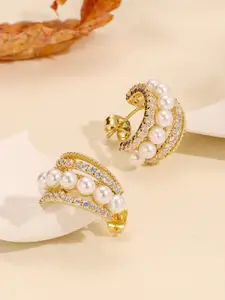 VAGHBHATT Circular Ear Cuff Earrings