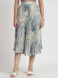 OTABU Printed A-Line Midi Skirts