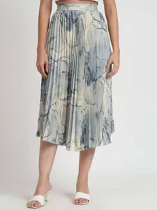 OTABU Printed A-Line Midi Skirts