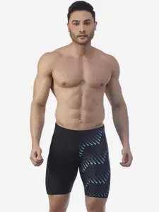 VELOZ Men Printed Elasto-Stretch Swimwear Shorts