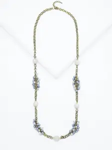 Rhea Gold-Plated Beaded Necklace