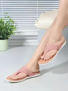 Carlton London Women Embellished Thong Flip-Flops