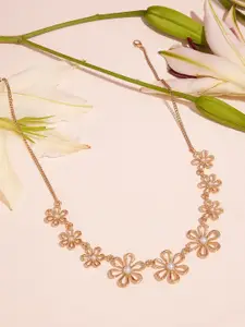 AMI Gold-Plated Pearls-Beaded Necklace