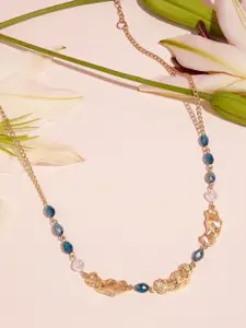 AMI Gold-Plated Minimal Necklace