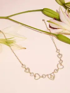 AMI Gold-Plated Minimal Necklace