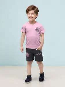 Toonyport Boys Printed Pure Cotton T-shirt With Short