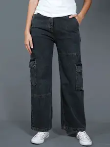 The Roadster Lifestyle Co. Women Cotton No Fade Straight Fit Jeans