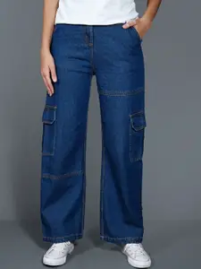 The Roadster Lifestyle Co. Women Flared Fit Cargo Jeans