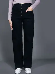 The Roadster Lifestyle Co. Women Cotton No Fade Straight Fit Jeans