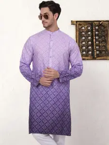 Jompers Ombre Printed Pure Cotton Straight Kurta