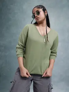 The Roadster Lifestyle Co. Plus Size Acrylic Pullover