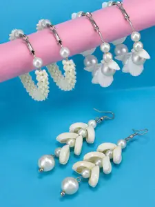 PRIVIU Circular Drop Earrings