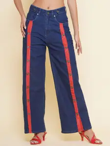 BAESD Women Straight Fit Mid-Rise Clean Look Denim Jeans