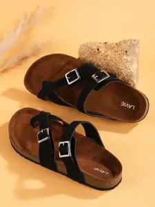 Lavie Women One Toe Flats with Buckles