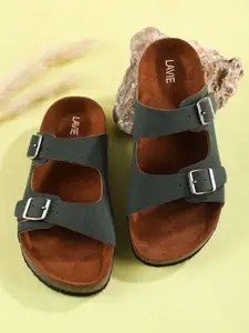 Lavie Women Buckles Detail Open Toe Flats