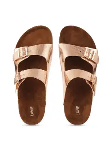 Lavie Women Buckles Detail Open Toe Flats