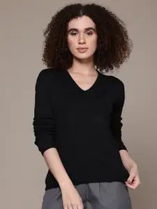 The Roadster Lifestyle Co. Acrylic V-Neck Pullover