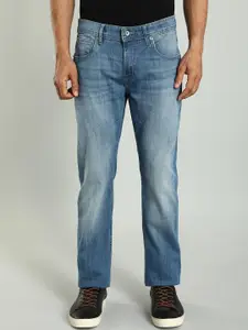 Indian Terrain Men Jean Tapered Fit Low Distress Heavy Fade Stretchable Jeans