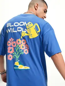 HIGHLANDER Graphic Printed Drop Shoulder Oversized T-shirt