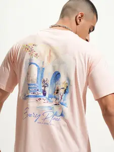 HIGHLANDER Graphic Printed Round Neck T-shirt