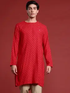 Anouk Tyohaar Collection Ethnic Motifs Print Straight Kurta