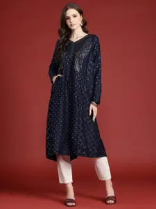 Anouk Tyohaar Collection Embellished A-Line Kurta